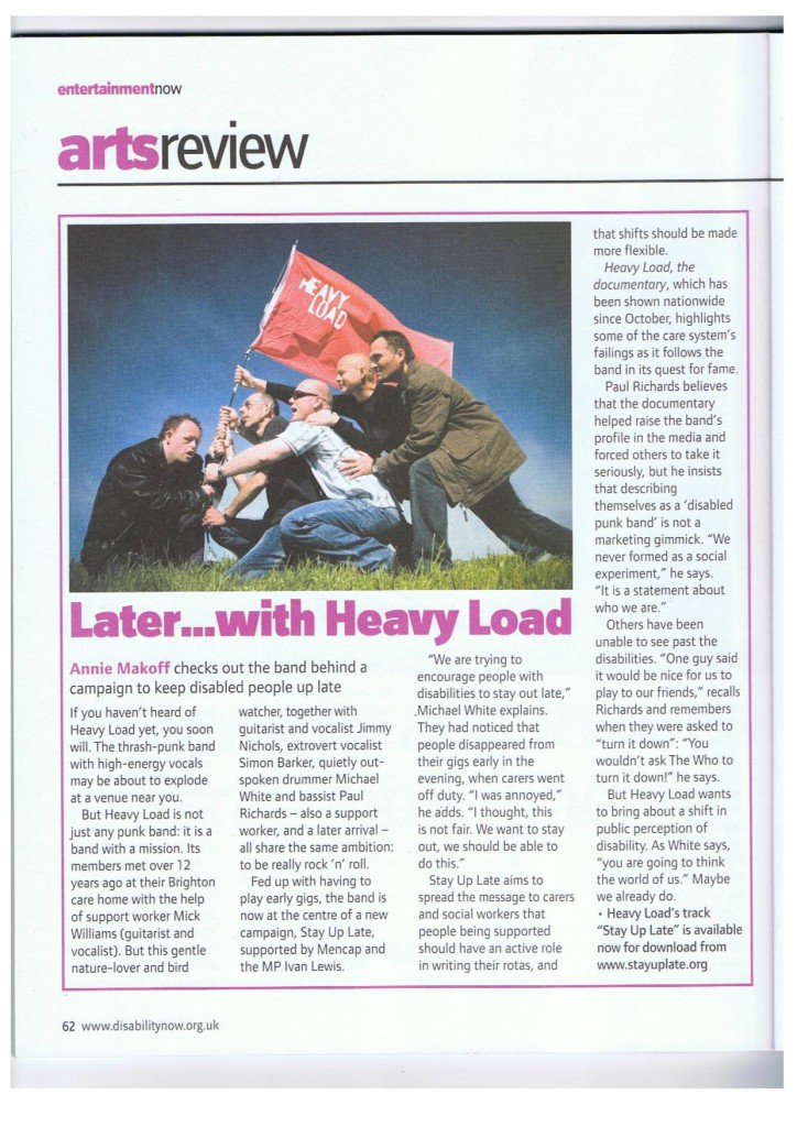 Disability Now| March 2009