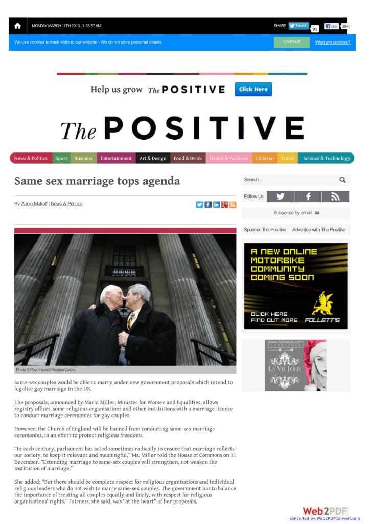 The Positive | December 2012