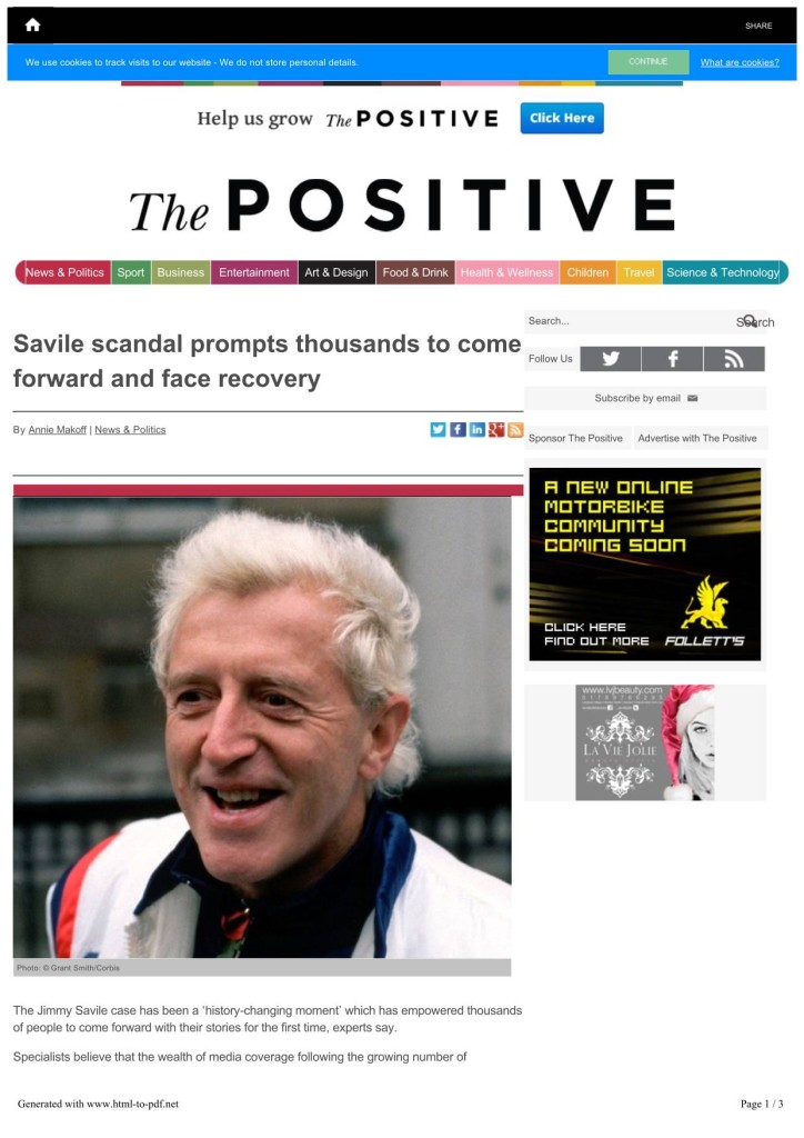 The Positive | November 2012